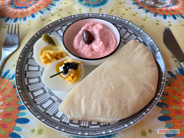 Taramasalata and Deviled Eggs