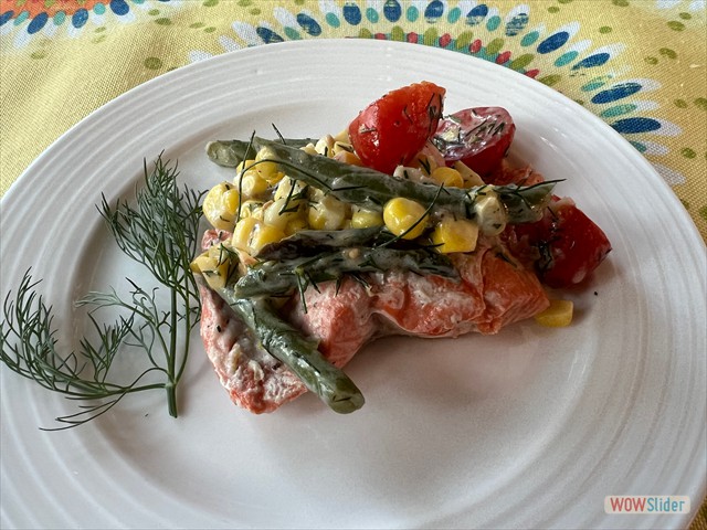 Coconut-dill Salmon