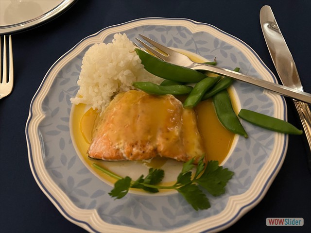 Apricot Brown-Butter Salmon