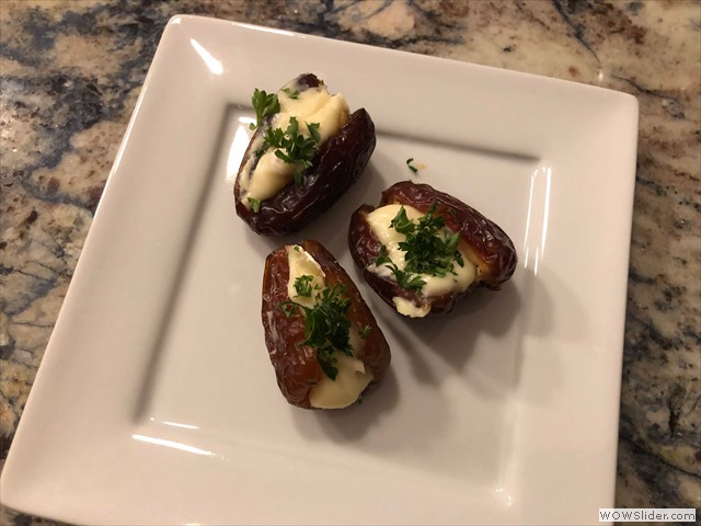 Dates Stuffed with Brie
