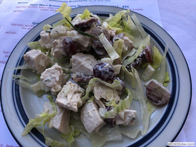 Chicken Salad with Fennel and Grapes