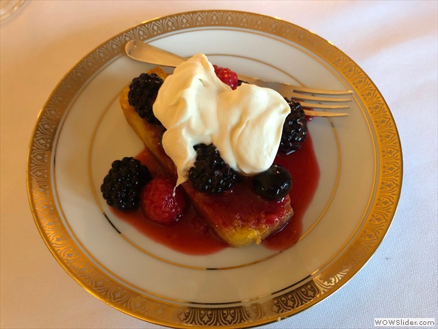 Cornmeal Cake with Summer Berries