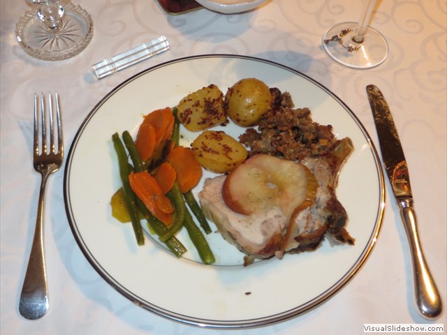 Crown Roast Pork dinner - photo by Linda Hamilton