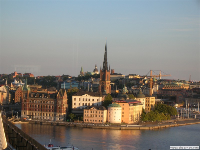 Stockholm - view from our Radisson room