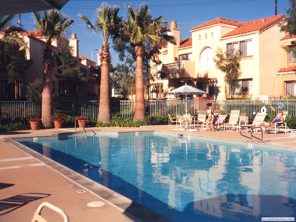 Our pool at Newport Beach