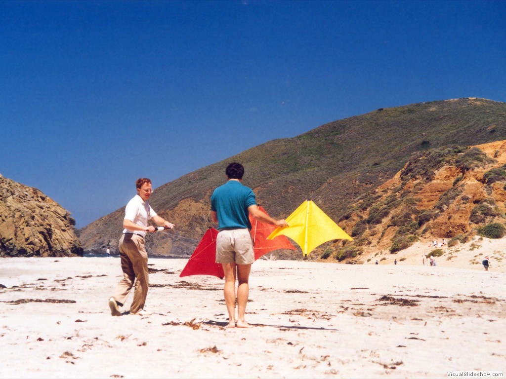 Kite flying with Cam Ward