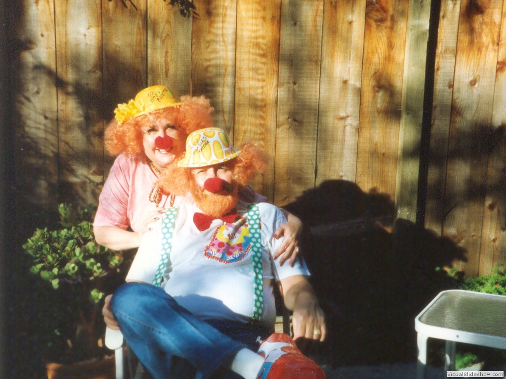 Tom & Judith at one of their costume parties