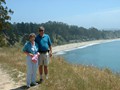 Iand and Steph over Brighton Beach