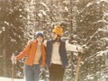 Bill and Diane skiing