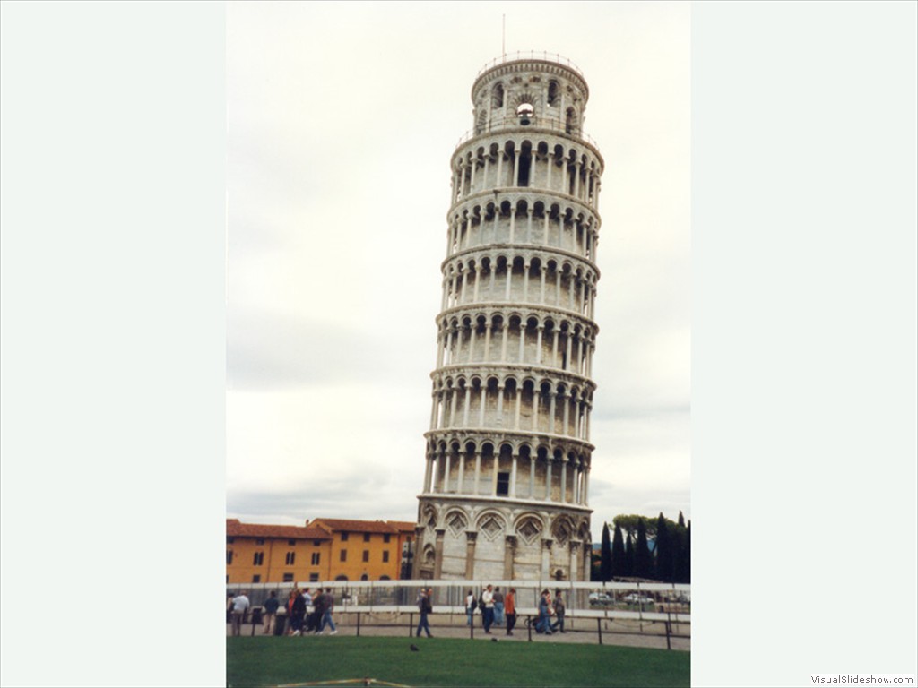 The leaning tower