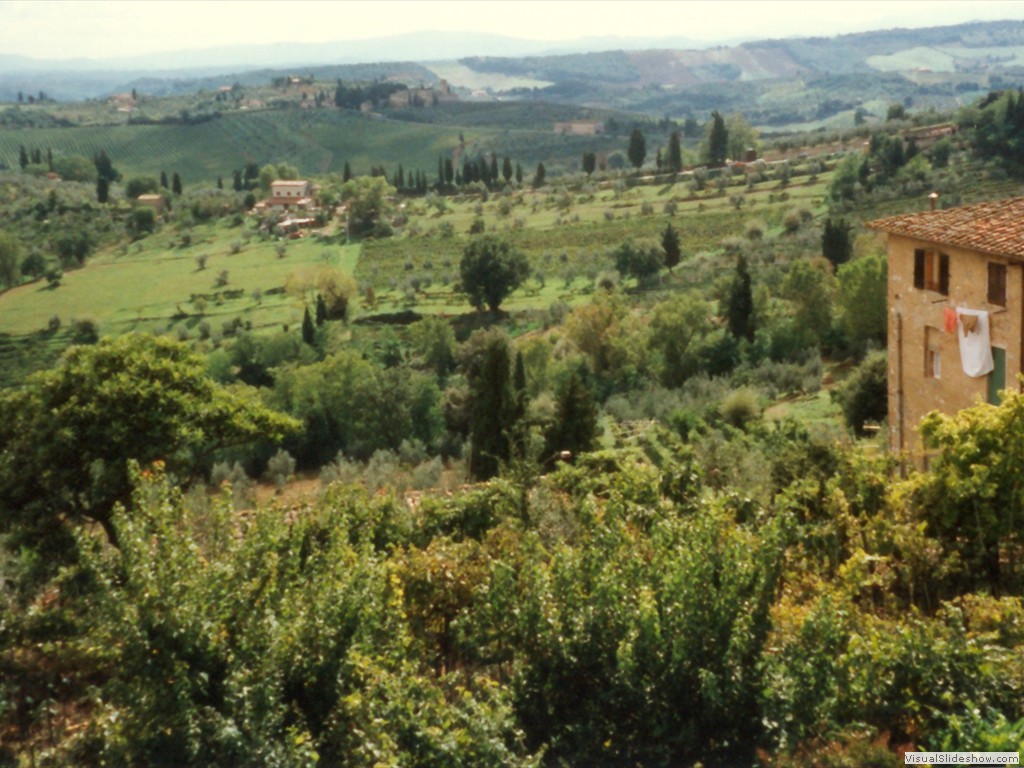 Countryside from San Gimignano