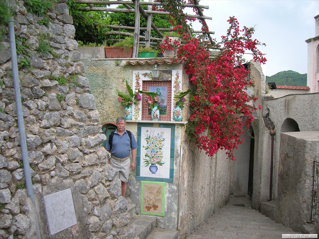 On the walk up to Ravello