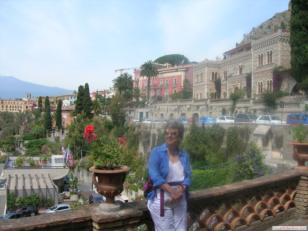 Steph in Taormina