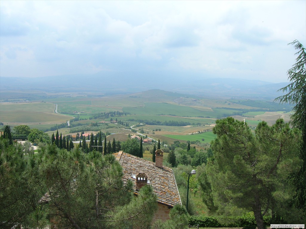 View from Pienza wall