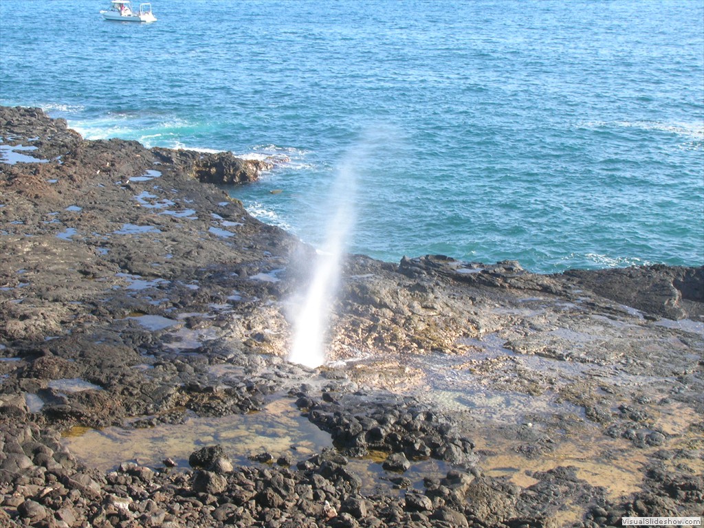 geyser in Poipu