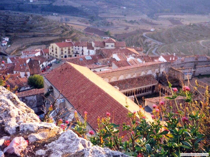 Looking down on Onda from the Fortress at Morella