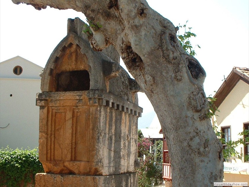Tomb outside St. Nicholas' church in Demre
