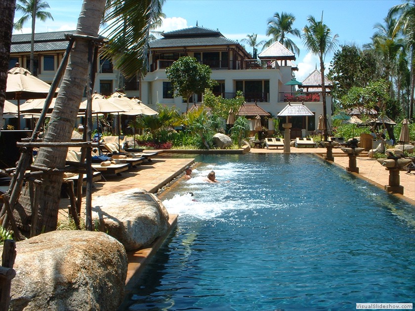 Lower villa pool