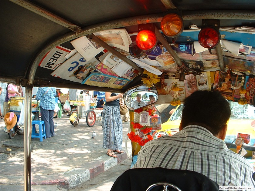 Tuk Tuk inside