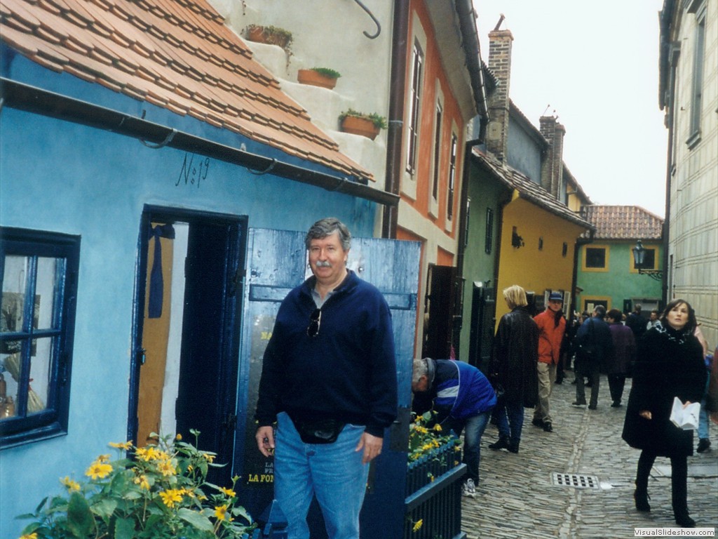 small building in Prague