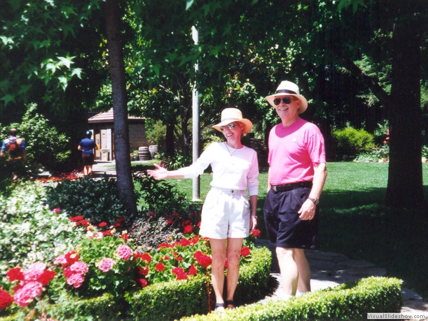 Bev and Garry in Healdsburg