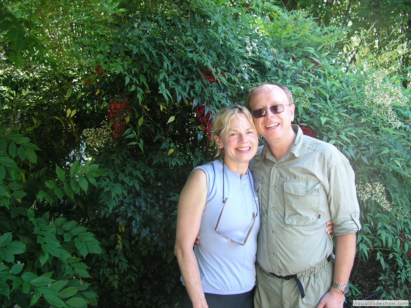 Newlyweds Barbara and Cam