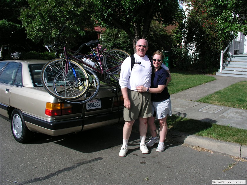 Rick and Christine ready to go