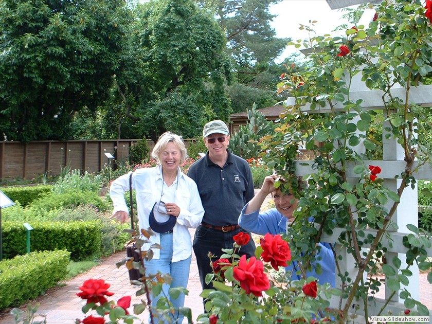 Wards and Steph at  Luther Burbank Garden in Santa Rosa