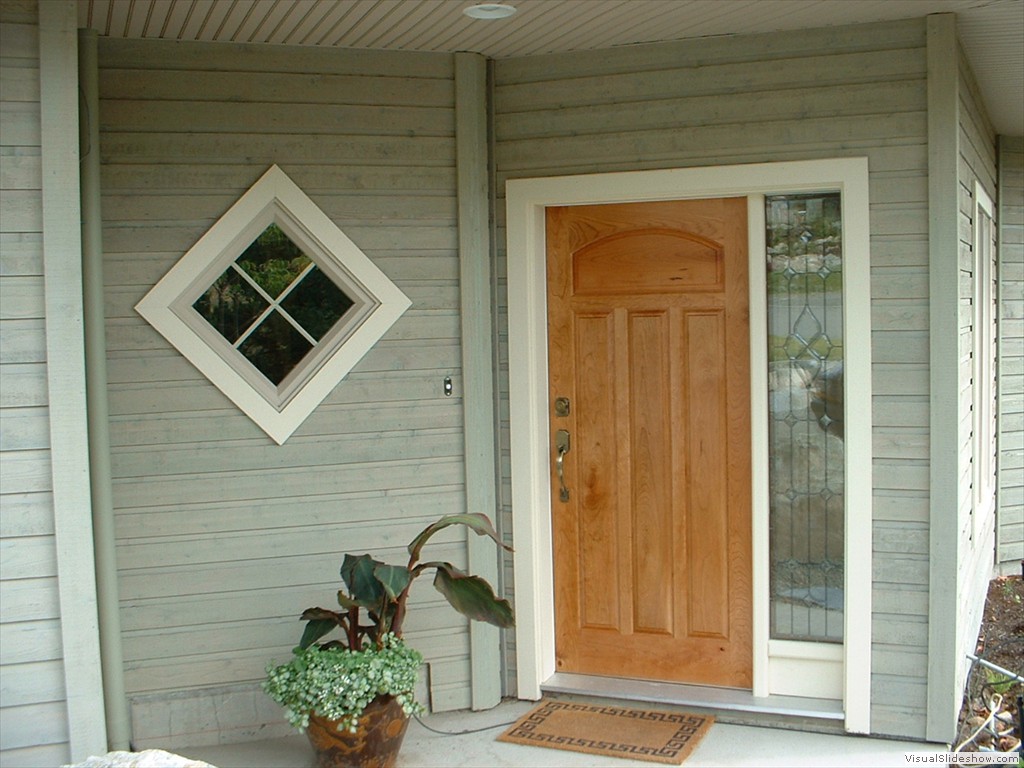 Cherry front door