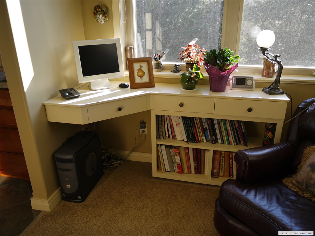 Nook bookcase, painted poplar