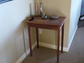 Black Walnut table with Walnut burl inset