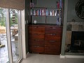 Bedroom dresser, dyed poplar