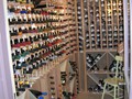 Wine cellar, fir dowel cells and cedar racks